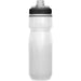 CAMELBAK Podium Chill Sportwasserflasche, Quetschflasche, zum Laufen, Radfahren, Wandern Weiss/Schwarz