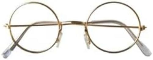 Boland 13418 Gafas Papá Noel – seulement Montura, Oro, Talla única