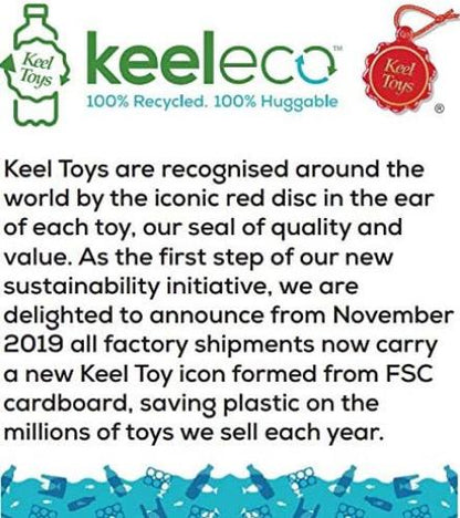 Keel Toys 18cm Keeleco Panda