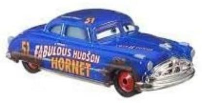 Disney Cars - 2-Pack Dirt Track Fabulous Hudson Hornet & Clovis Rider