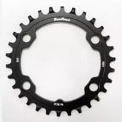 Sunrace Blad 32T 4-Arm 96 Black, schmal breites Alu a-symmetrisch