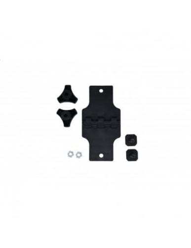 Peruzzo Kit for Wider Roof Bars Pure Instinct Roof Carrier (Article No. 710), Black, Compatible with Thule Wingbars