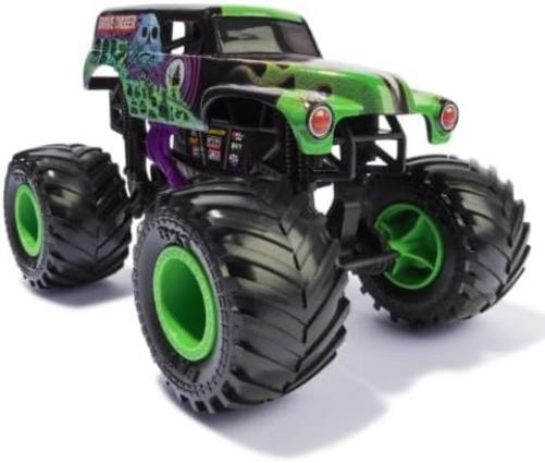 Monster Jam Series 23 Oversized Official Grave Digger Monster Truck, Collector Die-Cast Vehicle, 1:24 Scale, Kids Toys for Boys Ages 3 and up