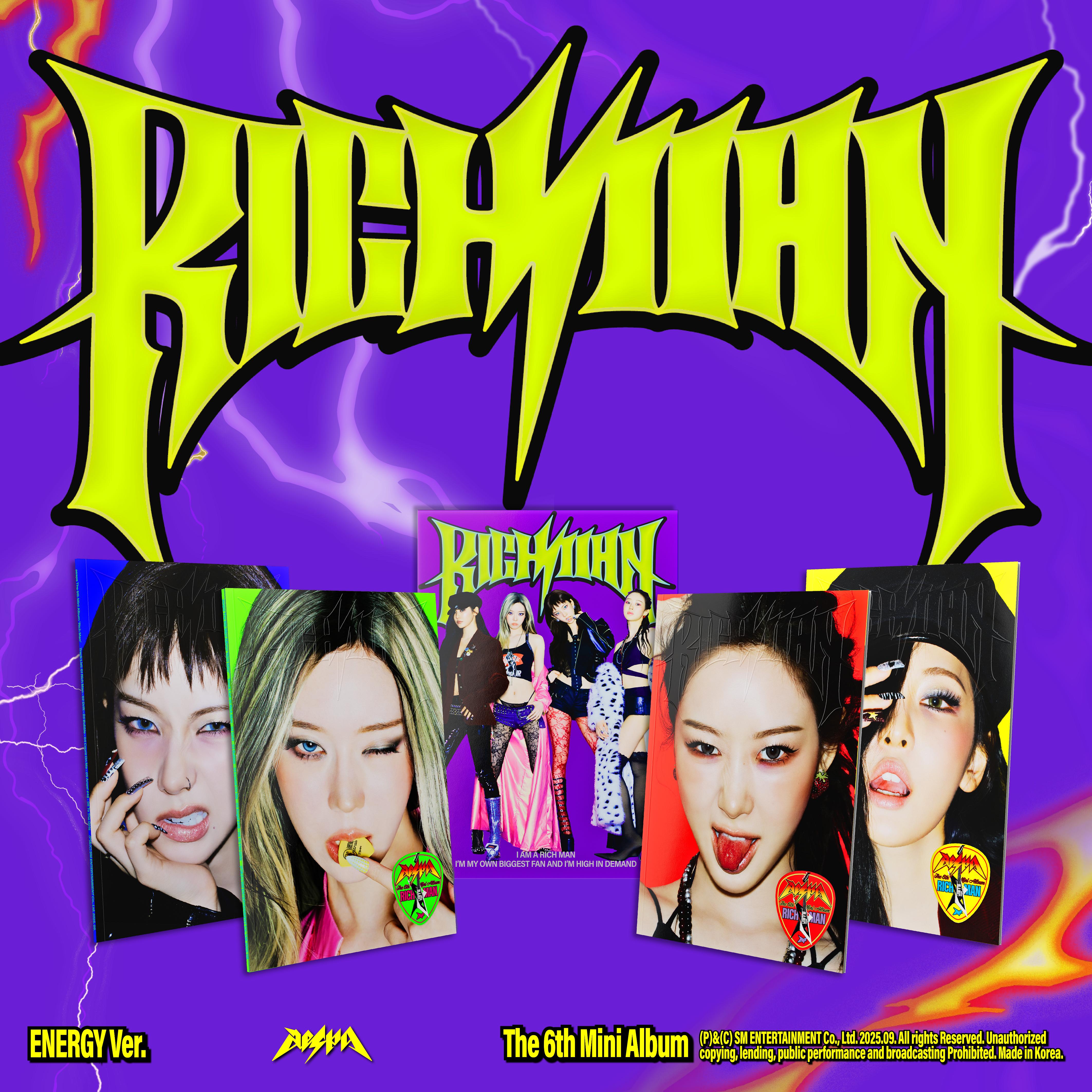 The 6th Mini Album 'Rich Man' (ENERGY Ver. / KARINA Ver.)