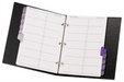 Concord CD6 Telephone Index Book Binder with Matching A-Z Index and 20 Sheets A5 Black Ref 83010