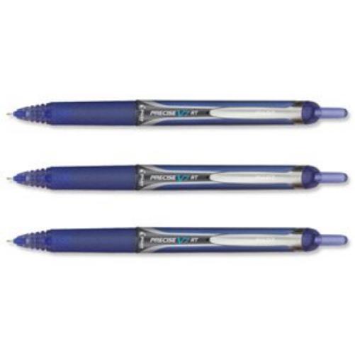 Pilot - 6786B - PENNA HITECPOINT V7RT BLU CON MECCANISMO A SCATTO PUNTA IN FIBRA 0 77 TRATTO 0 4MM