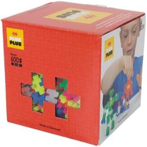 Plus-Plus Mini Neon Building Set (600 Pieces
