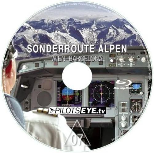 PilotsEYE.tv | ACROSS the ALPS | Vienna - BARCELONA |:| Disc® |:| Low Level Cockpit flight Austrian Airbus A 321-200