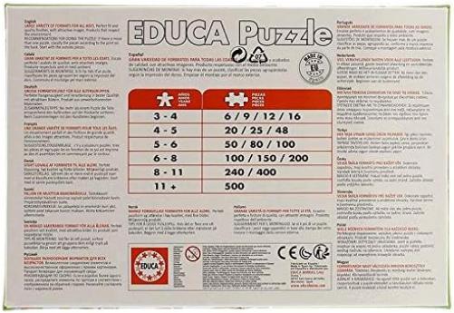 Educa 17151, draak en ridder, puzzel met 2 x 48 stukjes voor kinderen vanaf 4 jaar