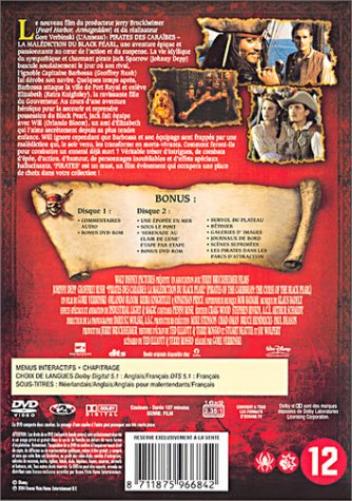 Pirates des Caraïbes - Édition Spéciale 2 DVD