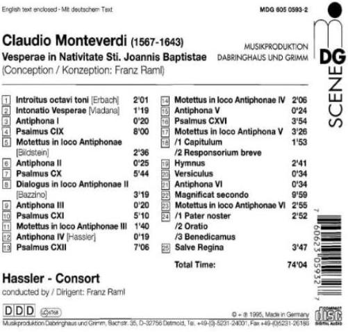 Monteverdi: Vesperae in Nativitate