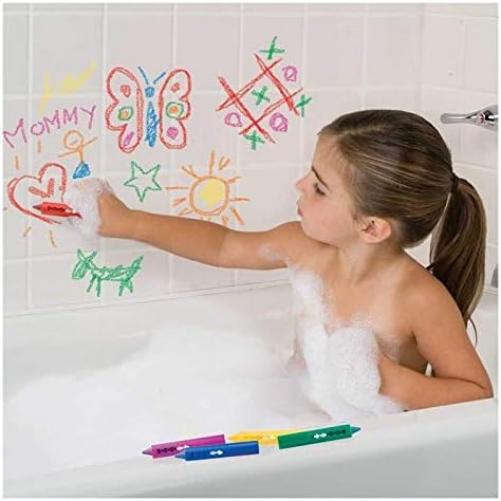 Munchkin Bath Time Toy Crayons - Multi-Coloured, Pack of 5