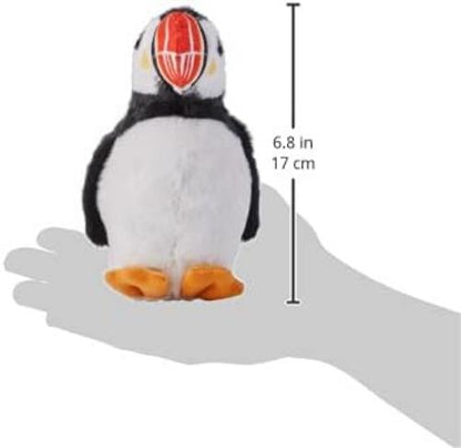 Wild Republic 19600 Uccello Pulcinella di Mare di Peluche, Giocattolo con Canto Realistico, Birds with Sound, 13cm