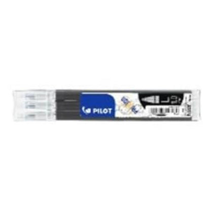 Set di 3 ricariche per penna roller Frixion Ball, 0,5 mm, colore: Nero