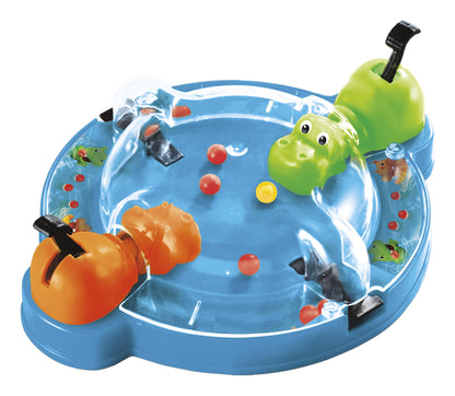 Hasbro Gaming Hungry Hungry Hippos Grab and Go Game, Portable Game for 2 Players, Travel Game for Kids, Includes 2 Chomping Hippos