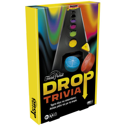 Hasbro Gaming Drop Trivia Game, Electronic Party Game with Voice and Sounds, Board Games for 2 or More Players, Ages 13+