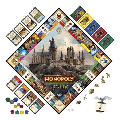 Monopoly Harry Potter Edition Board Game, Family Games for 2 to 6 Players, Ages 8+