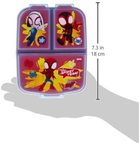 Stor 15020 Compartment Sandwich Box, Plastic, Multi Color