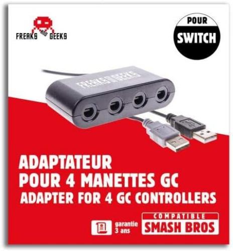 Trade Invaders- 4 Player Game Cube Adapter - Wii U / Nintendo Switch