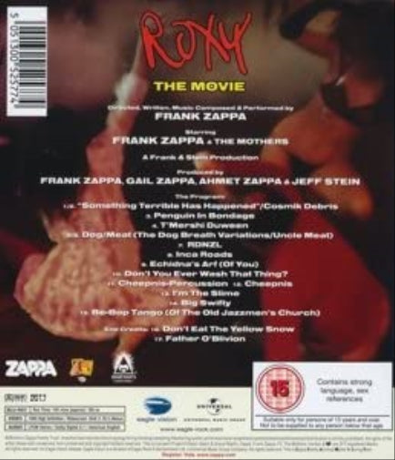 Frank Zappa: Roxy - The Movie