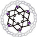 GALFER BRAKING SYSTEMS DISC ROTOR DB013FLWP FLOATING DISC WAVE MTB (6 Volts) 180/2.0mm Purple