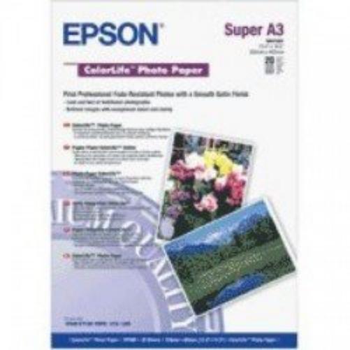 Epson A3+ ColorLife Photo Paper - Papel fotográfico (245 g/m², 10 x 356 x 511 mm, A3+, 1,19 kg
