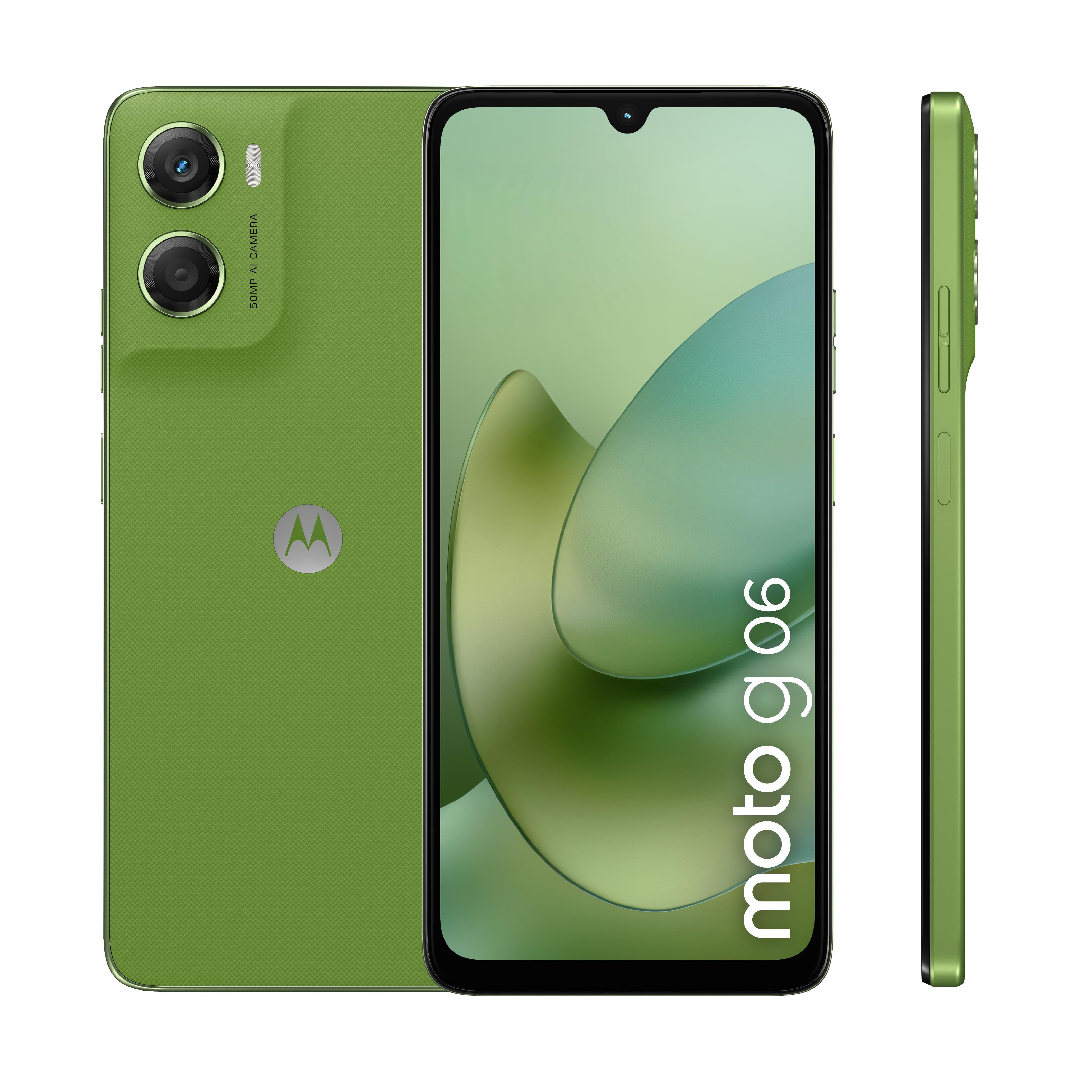 Motorola moto g06 17.5 cm (6.88") Dual SIM Android 15 4G USB Type-C 8 GB 256 GB 5200 mAh Green