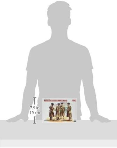 ICM 035565 – 1/35 WWII marocchina Goumier Rifles, 4 Personaggi Modellino in plastica Set