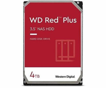 Western Digital, HDD WD Red Plus WD40EFZZ 4TB/8.9/600 Sata III 128MB (D) (CMR