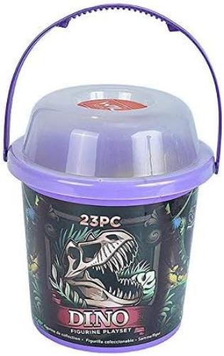 Wild Republic Dinosaurus Emmer, Dinosaurus Dierenbeeldjes Set, T Rex, Triceratops, Velociraptor, Spinosaurus, Stegosaurus & More, 23-delige set
