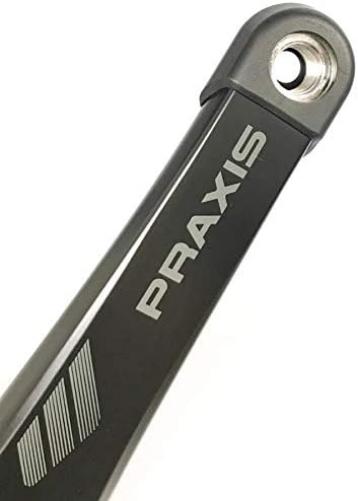 Praxis E- Bike Carbon E-Crank-Isis-Bosch/Yamaha, Crank Unisex Adult, Black, 165 mm EU