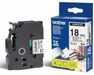 `Brother 18Mm (3/4``) Black On White Laminated Tape (8M/26.2`) (1/Pkg)`