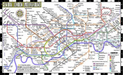 Streetwise London Underground Map - Laminated Map of the London Underground, England