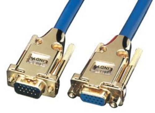 VGA Cable - Premium Gold SVGA Monitor Extension Cable, (15HDM/15HDF), 7.5m