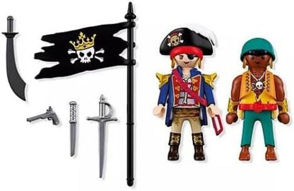 Playmobil DuoPack Pirates – 2 Figure Set with Accessories for Swashbuckling Adventure Play