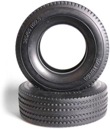 TAMIYA 56528 1:14 Truck Tyres 30 mm Road Profile 1 Pair