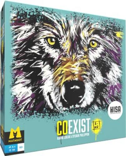 Coexist | Strategic & Ecological Board Game | Preserve Endangered Species by Managing Your Resources | Draft, Management & Natural Habitat | 2 to 4 Players