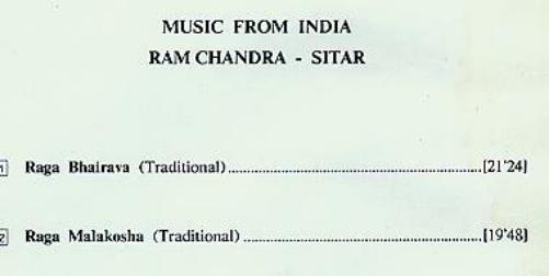 Music from India