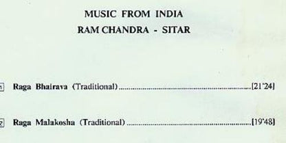 Music from India