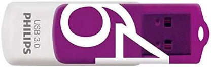 Philips Pendrive USB 3.0 64GB Vivid Edition (64GB, Pack of 3) FM64FD00E Purple