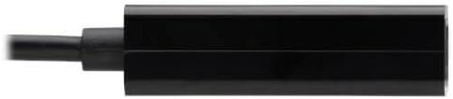 Tripp Lite USB-C, USB-A to RJ45 Gigabit Ethernet Network Adapter (2xM/F), USB 3.2 Gen 1, Black (U336-000-GB-CA