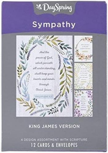 Sympathy - Inspirational Boxed Cards - Botanical Frames