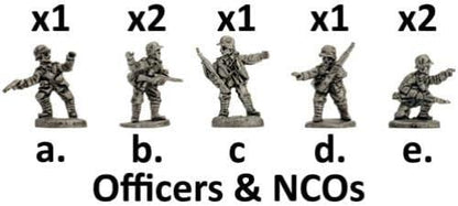 Flames of War Infantry Platoon: German Infanterie, 2020, 14+, 156+, Classic, Unisex, Plastic, Assembly Required, 12 Units, English