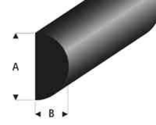 `Raboesch - Rubber Fender Profile Square 10X5,2 Mm L=2M`