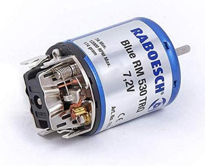 Raboesch - Brushed Motor12.000rpm Blue Rm530 Trq 7,2v