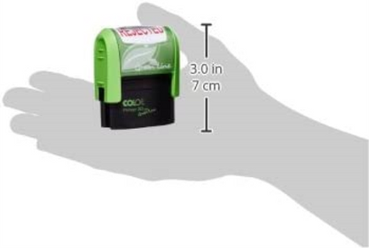COLOP P20GLREJ Rejected Green Line Word Stamp,37x13mm