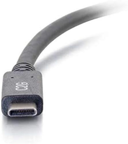 C2G 1.8M (6ft) USB-C® to USB-A SuperSpeed USB 3.2 GEN 1. 5Gbps Data Transfer and 3A, 60 Watt Charging Cable - Male to Male - Black