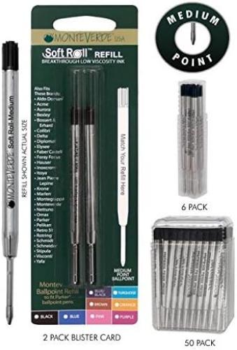 Monteverde J221103 Pen Refill - Pen Refills (Blue, Parker
