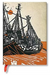 Mooring (Alistair Bell Collection) Midi Lined Hardcover Journal (Elastic Band Closure)