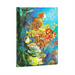 Sea Fantasies Midi Lined Hardcover Journal (Elastic Band Closure)